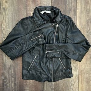 Abercrombie & fitch kids leather jacket